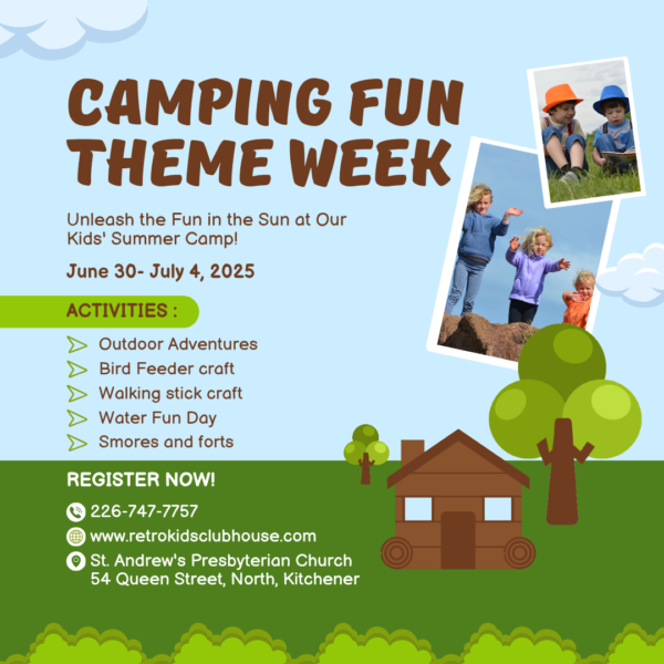 Camping Fun Theme Week
